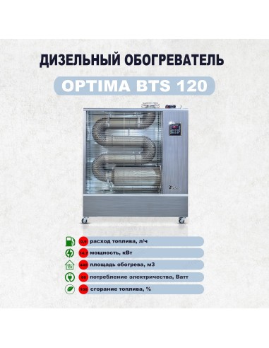 ДИЗЕЛЬНЫЙ ОБОГРЕВАТЕЛЬ OPTIMA BTS-120L (2024)